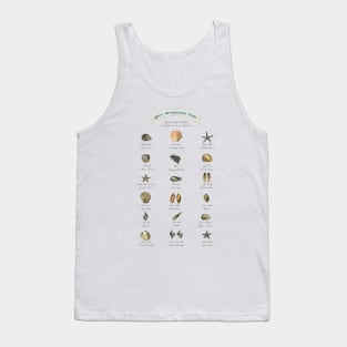 Shells Identification Chart Tank Top